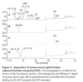 profiling nlinked oligosaccharides from igg