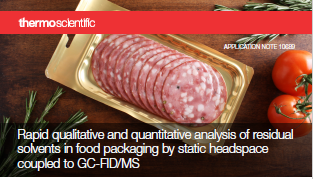 rapid qualitative quantitative analysis residual solvents food packaging by static headspace coupled gcfidms