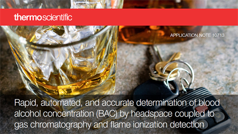 blood alcohol concentration by headspace gcfid