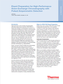 tn71 eluent preparation for highperformance anionexchange chromatography with pulsed amperometric detection