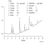 an113 determination trace anions high purity waters by high volumedirect injection ion chromatography